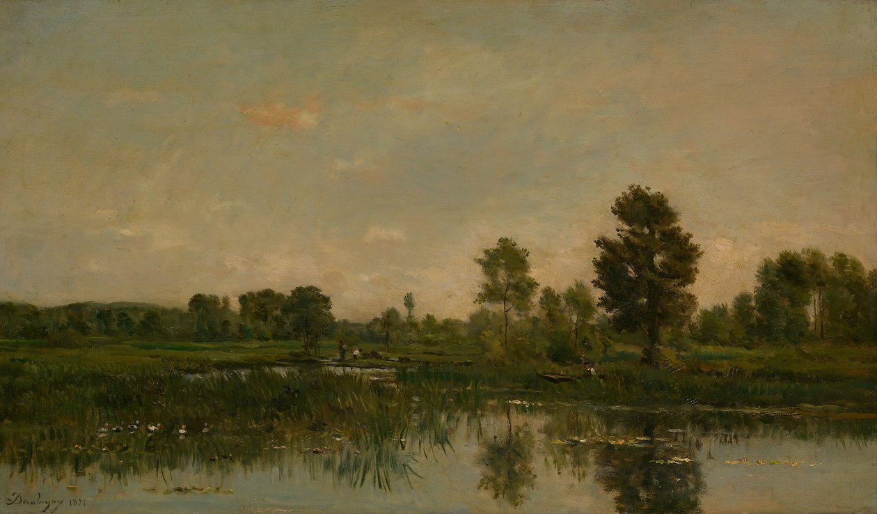 Het moeras, 1871 door Charles Francois Daubigny
