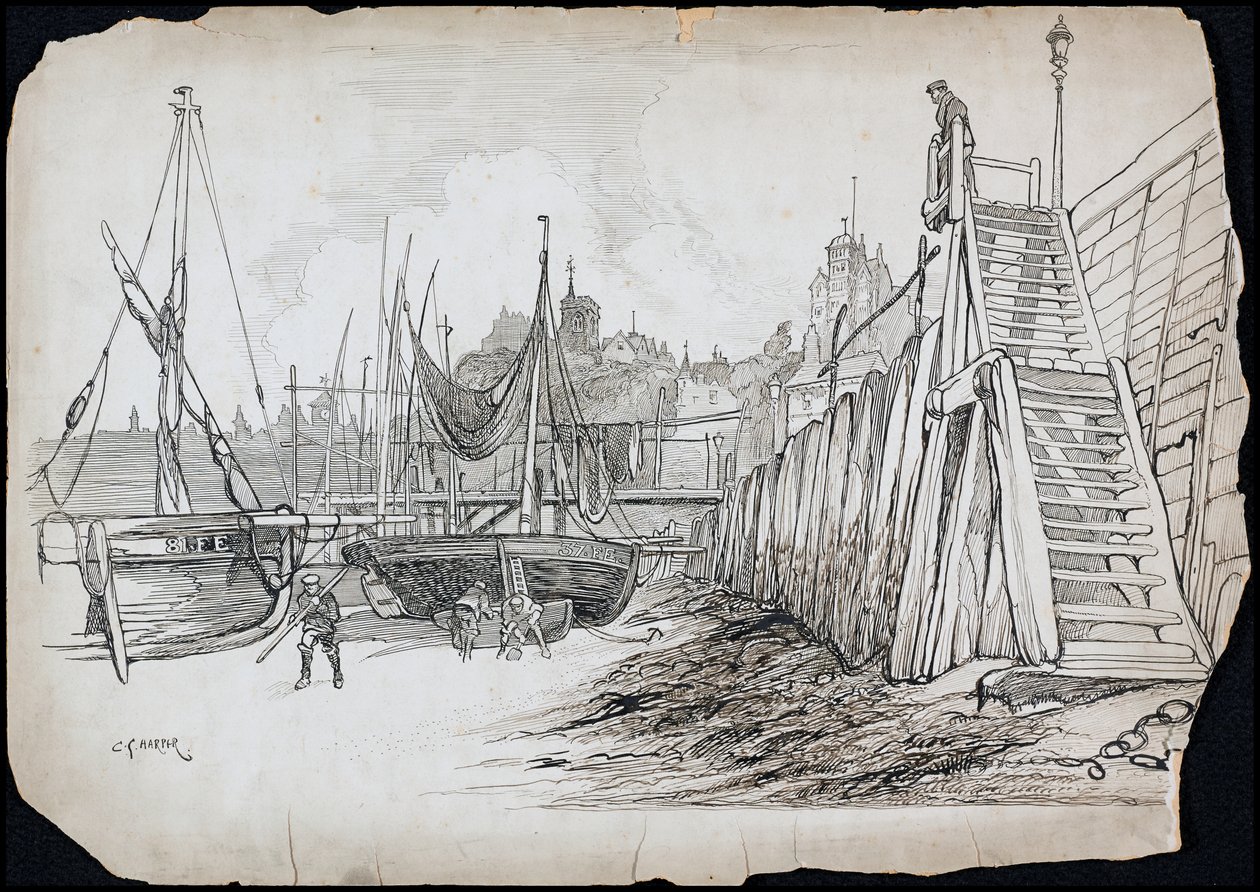 Folkestone, Kent door Charles George Harper
