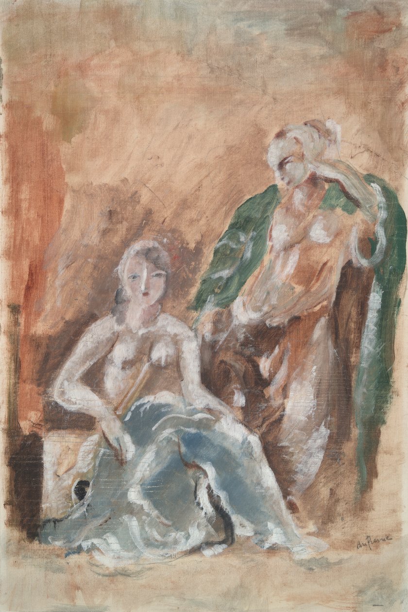 Twee Figuren door Charles Georges Dufresne