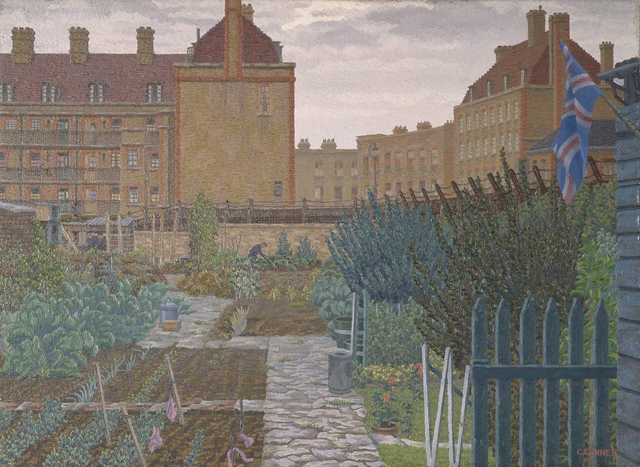 Bethnal Green Volkstuin door Charles Ginner