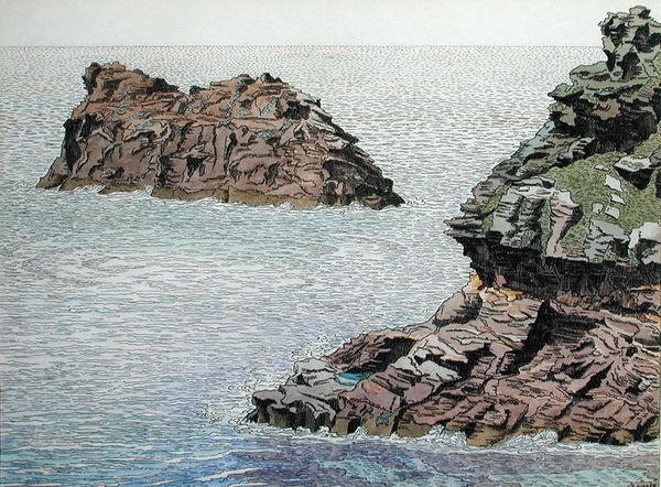 De Meachard, Cornwall door Charles Ginner