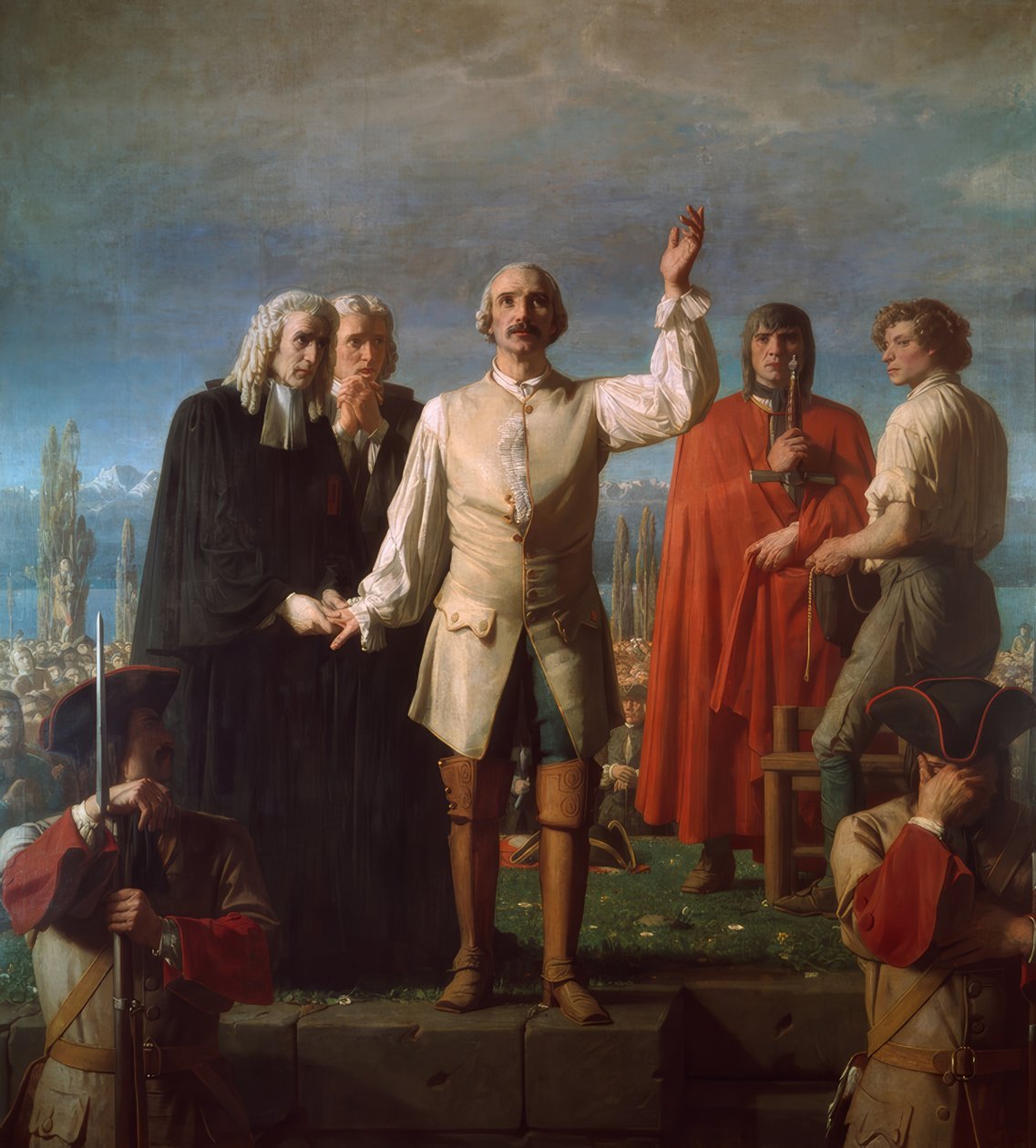 Executie van majoor Davel door Charles Gleyre