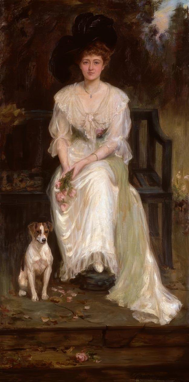 Irene Watts door Charles Goldsborough Anderson