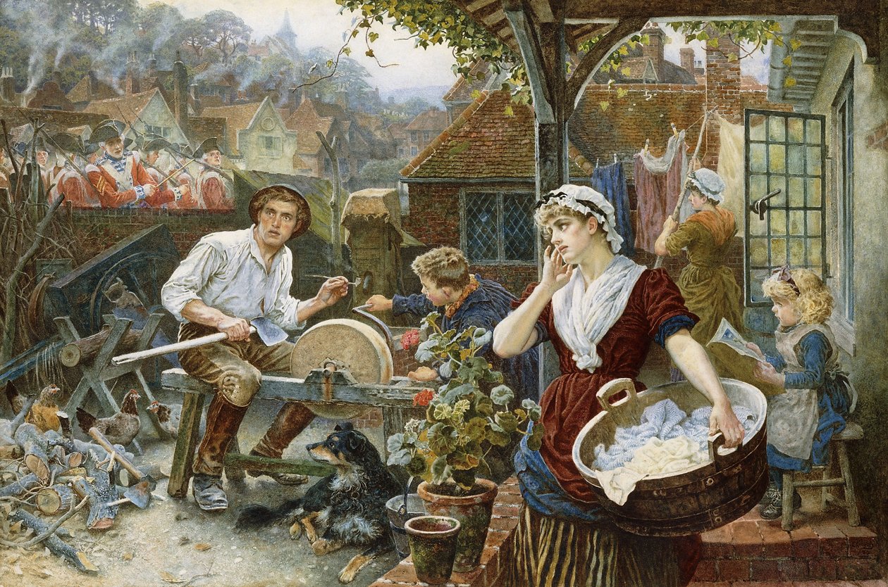 De Deserteur, 1884 door Charles Gregory