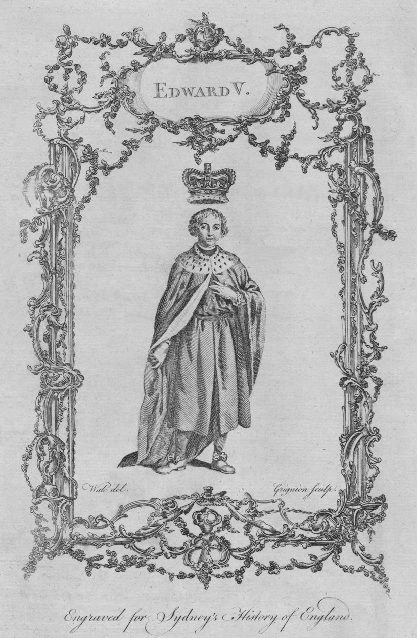 Edward V, 1773 door Charles Grignion