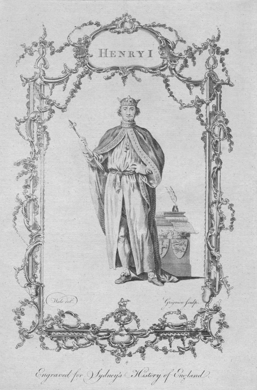 Hendrik I, 1773 door Charles Grignion
