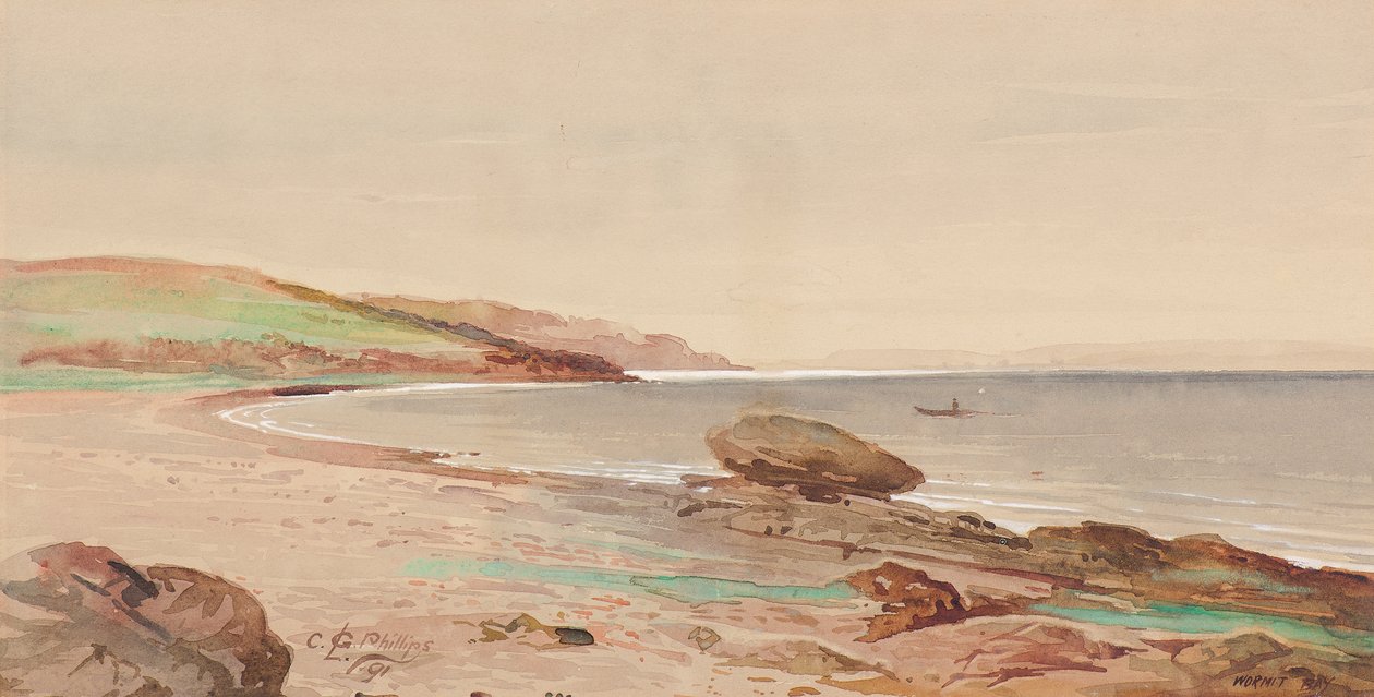 Wormit Baai door Charles Gustav Louis Phillips
