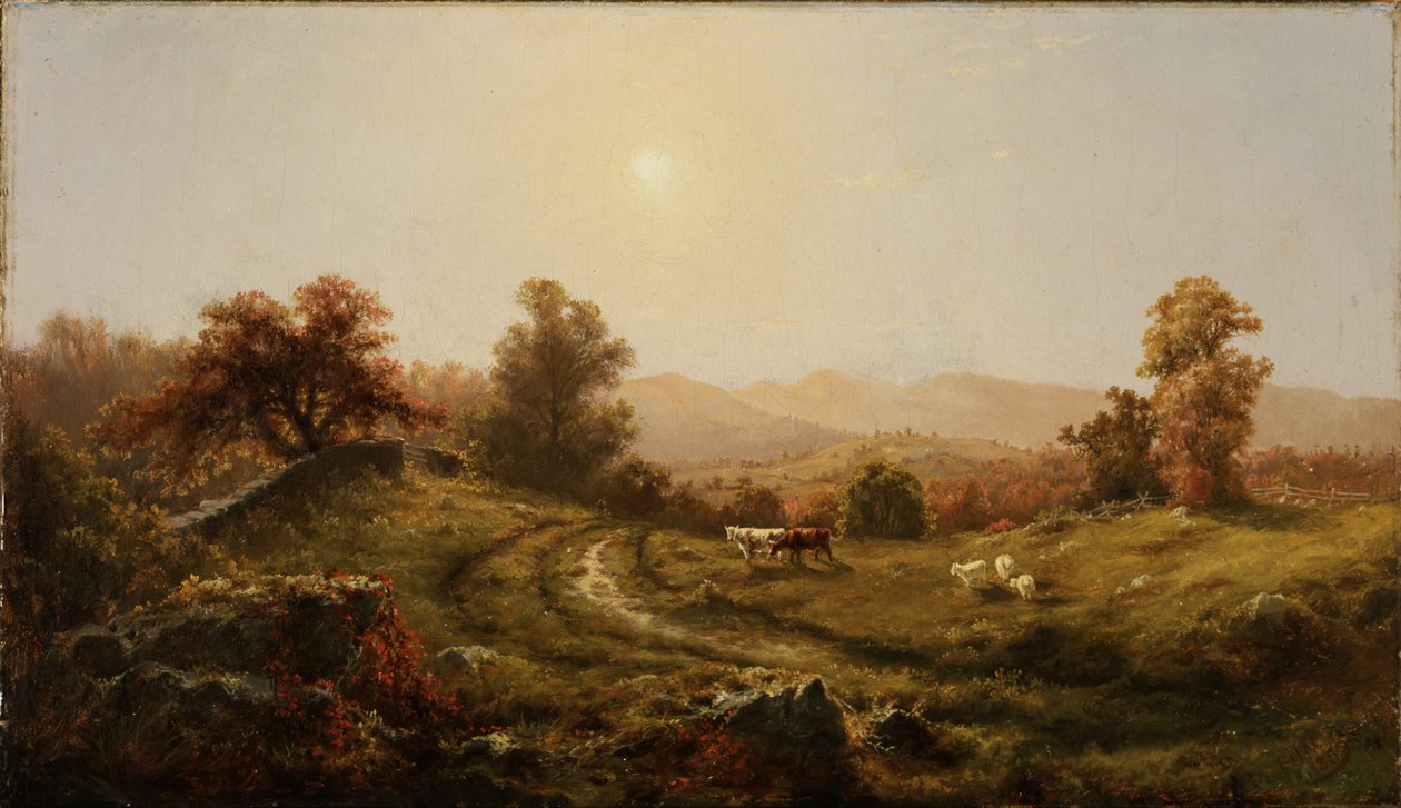Landschap, 1859 door Charles H. Moore