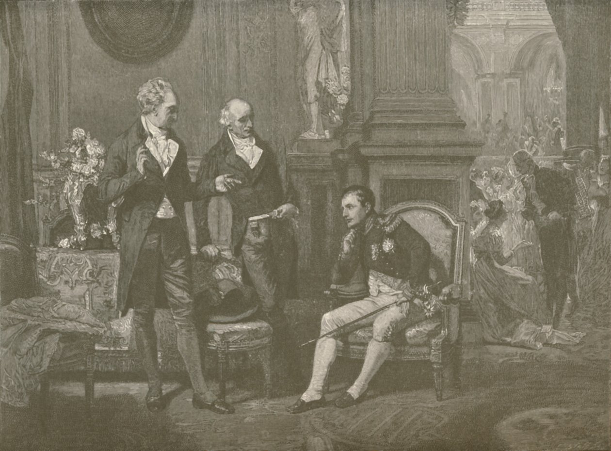 Napoleon, Goethe en Wieland, 1808, 1896 door Charles J. State