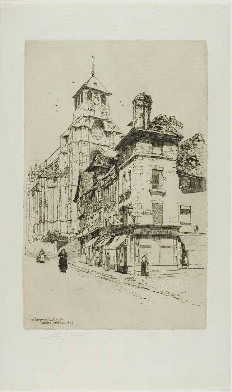 St. Jacques, Lisieux door Charles John Watson