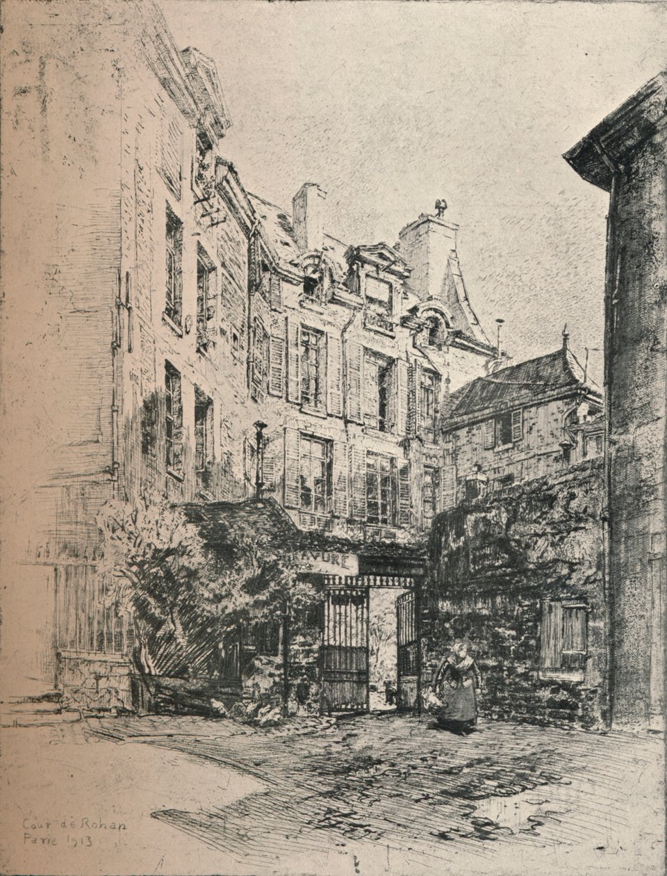 Cour de Rohan door Charles Jouas