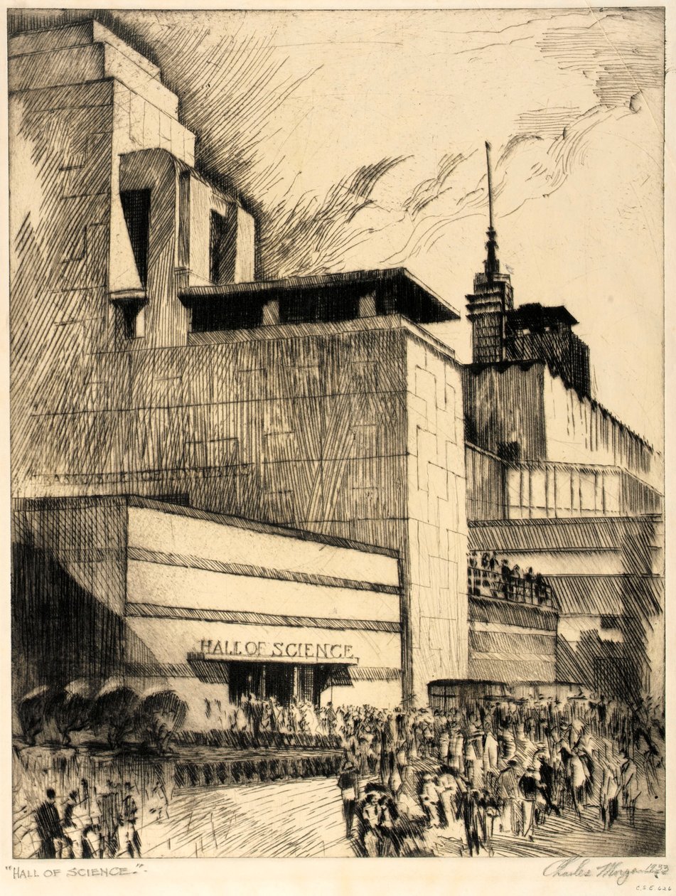 Hall of Science, Chicago Beurs door Charles L. Morgan