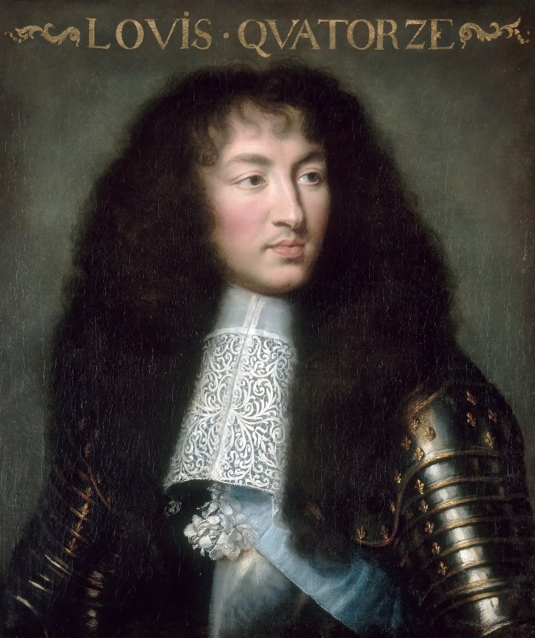 Lodewijk XIV, koning van Frankrijk, 1638-1715 door Charles Le Brun