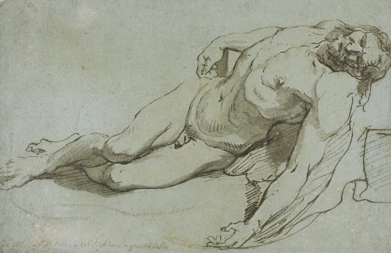 De dode Christus door Charles Le Brun