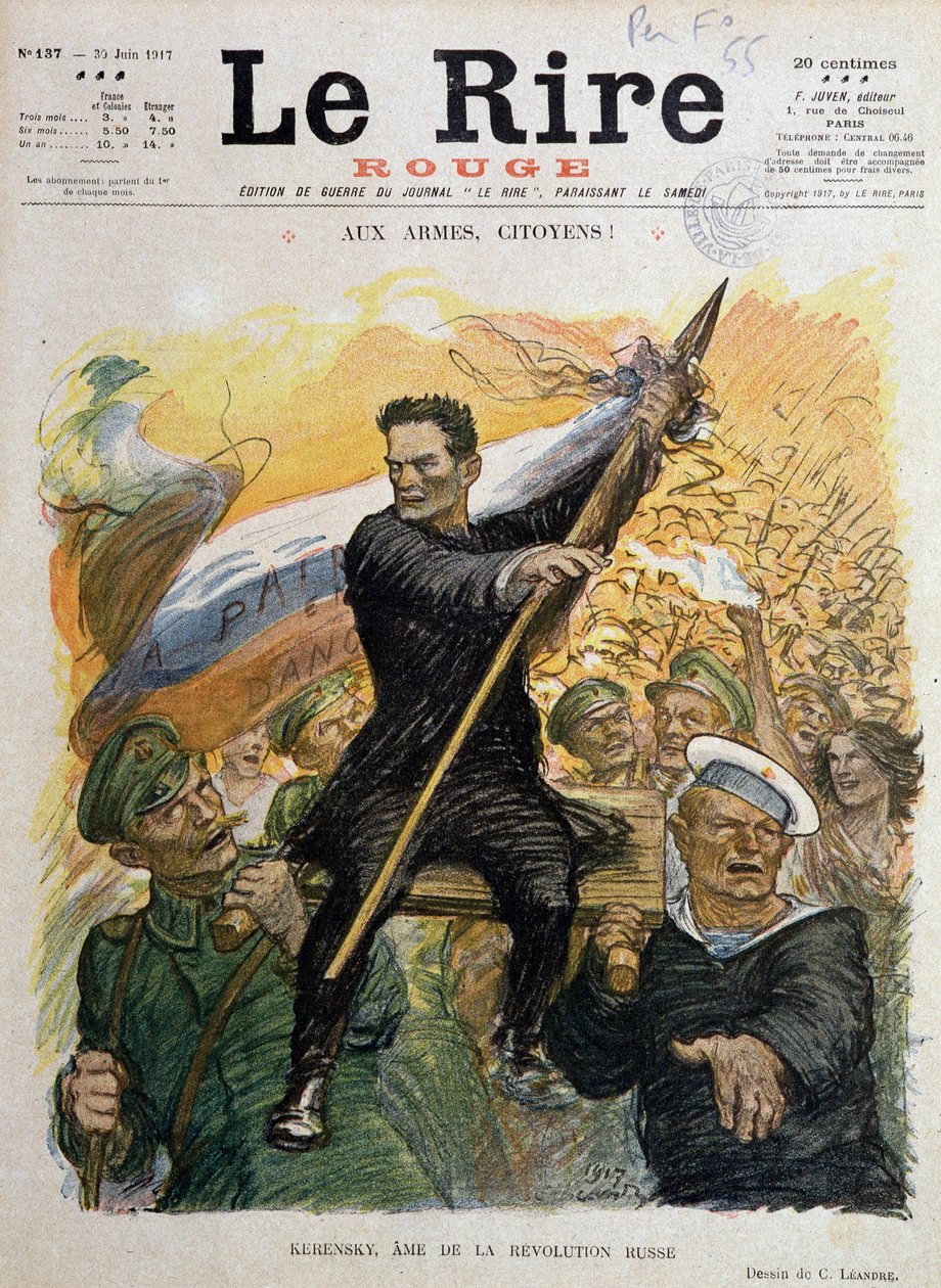 Februarirevolutie (Rusland) door Charles Leandre