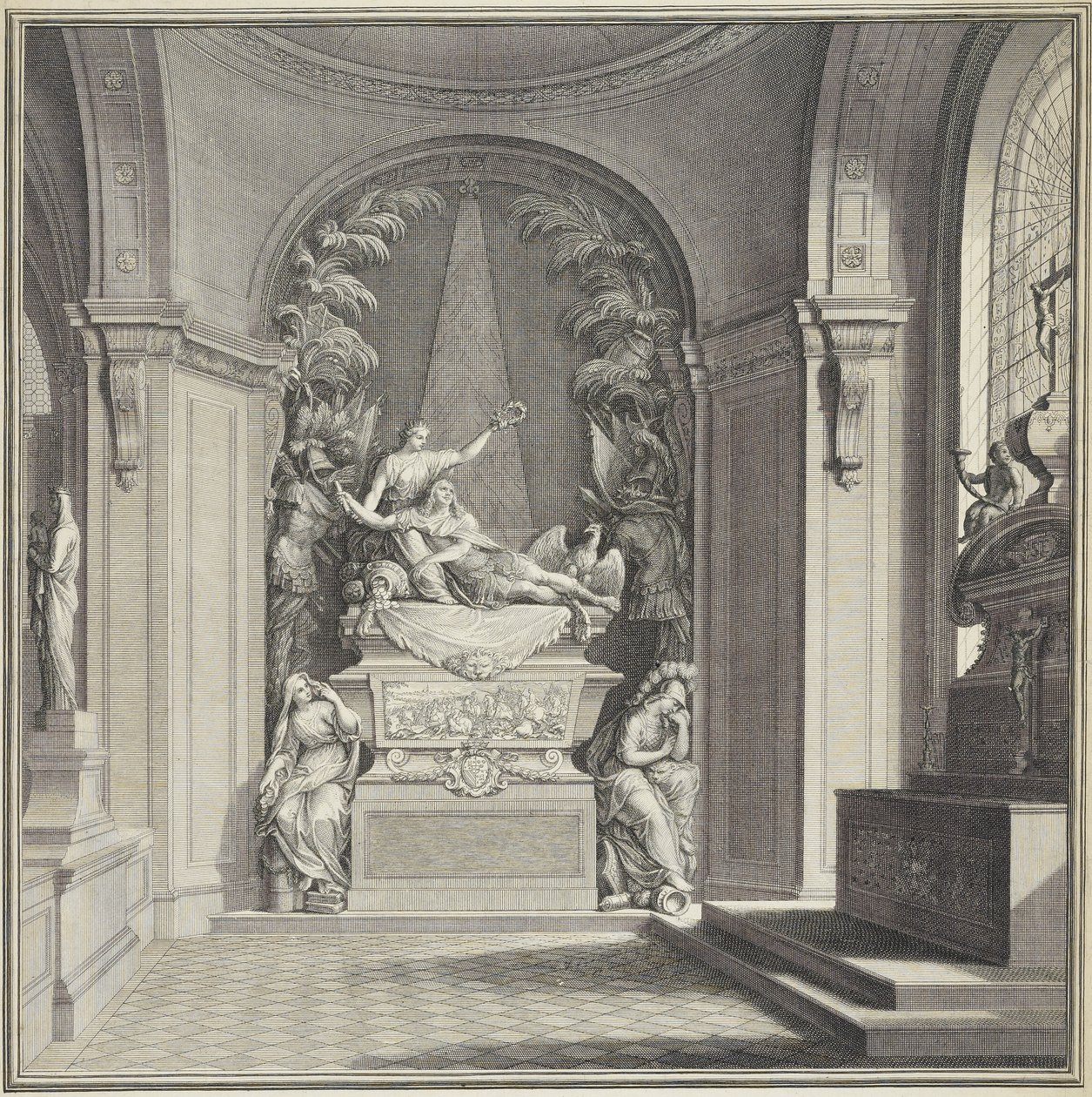 Graf van Turenne door Charles Louis Simonneau
