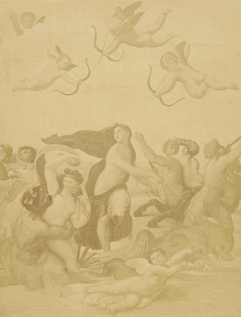 [Reproductie van Galatea door Raphaël]. door Charles Marville