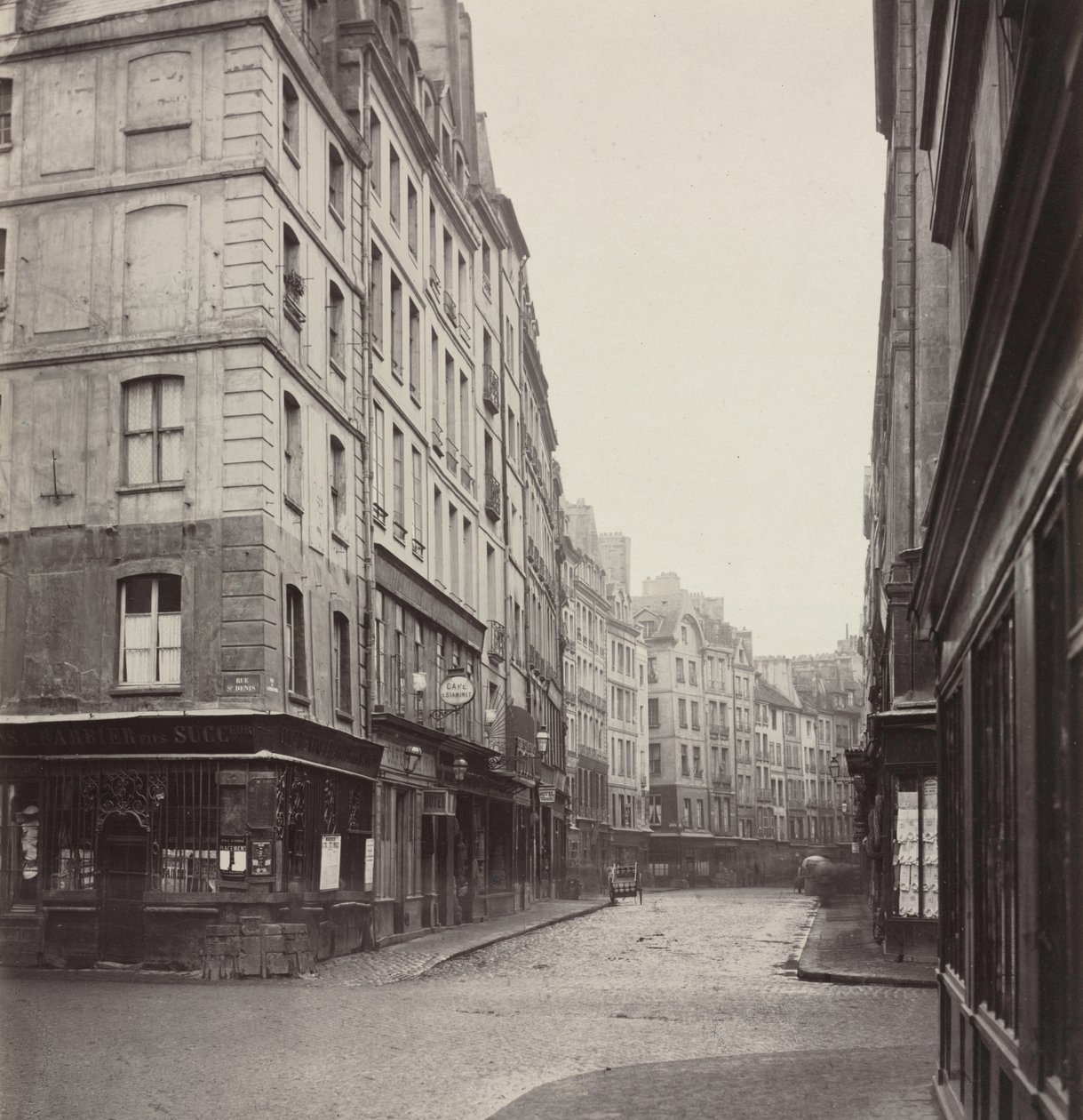 Rue de la Ferronnerie door Charles Marville