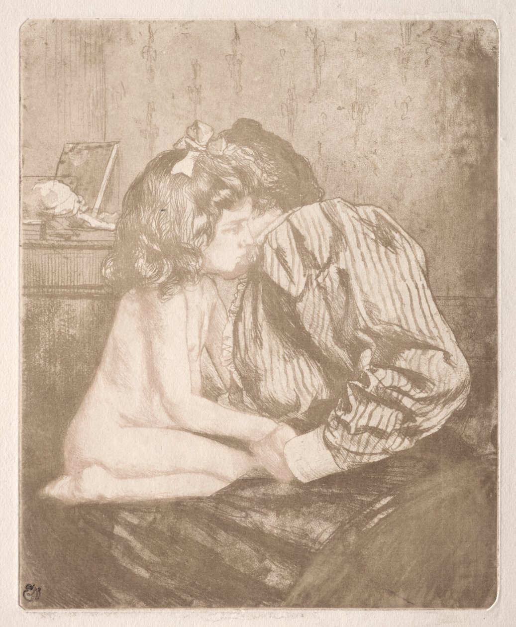 Vertrouwelijkheden, uit A New Sentimental Education, 1901 door Charles Maurin