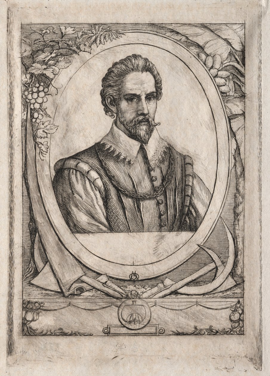 Rene de Laudonniere Sablais (de Burdingale) door Charles Meryon