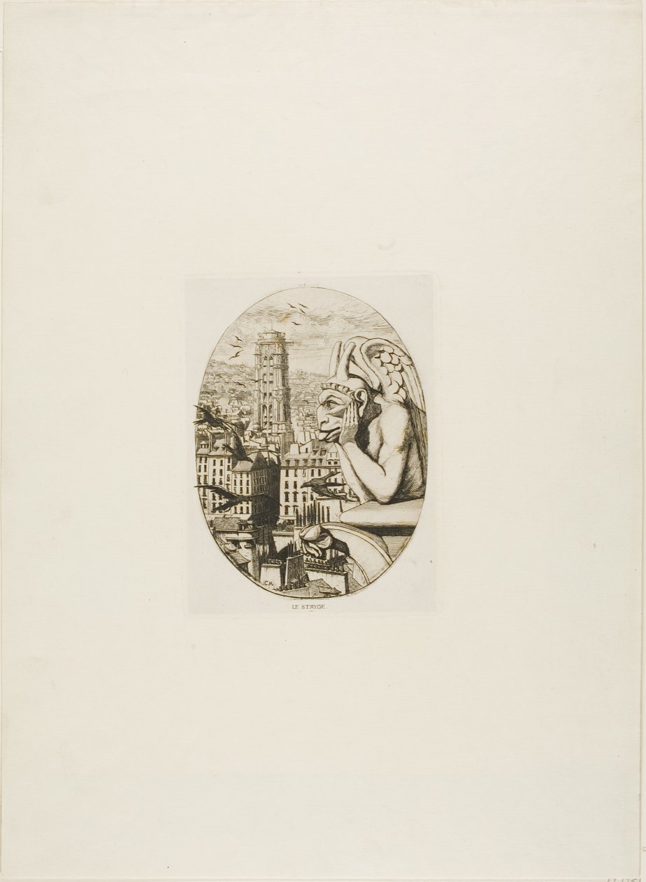 De Vampier door Charles Meryon