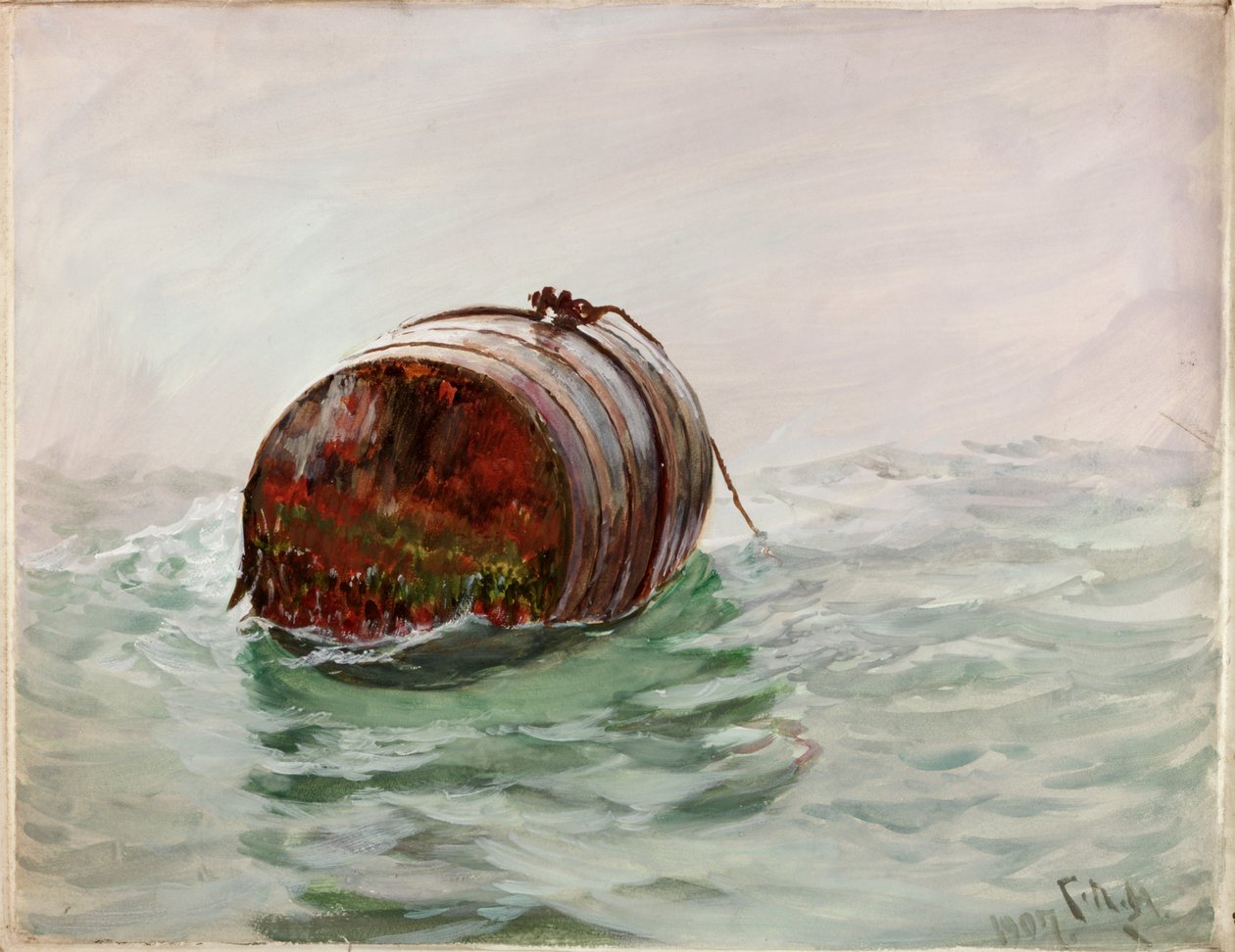 Boei door Charles Napier Hemy