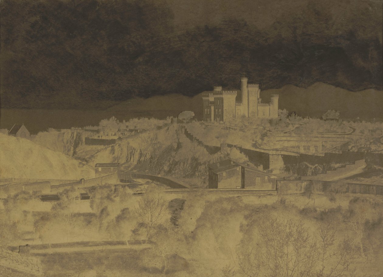 Kasteel van Vallambrosa, Cannes, ca. 1852 (foto) door Charles Nègre