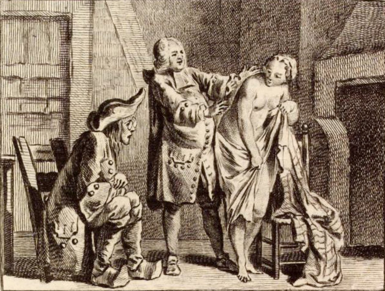 La Jument du compère Pierre door Charles Nicolas Cochin