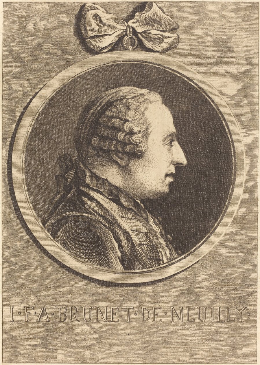 I.F.A. Brunet de Neuilly door Charles Nicolas Cochin II