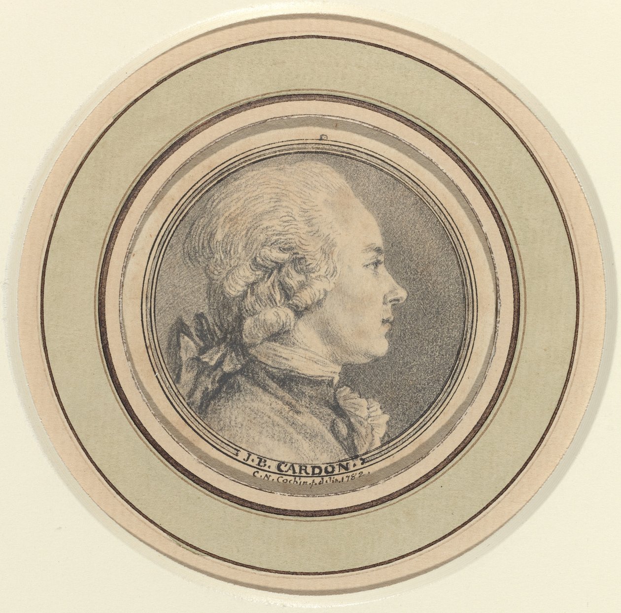 J.B. Cardon door Charles Nicolas Cochin II