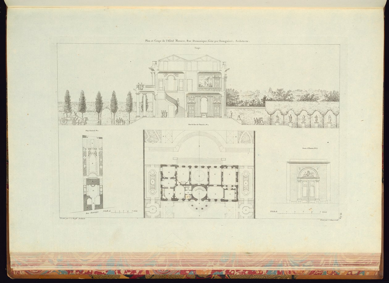 Gebonden Prent (Frankrijk) door Charles Nicolas Ransonnette