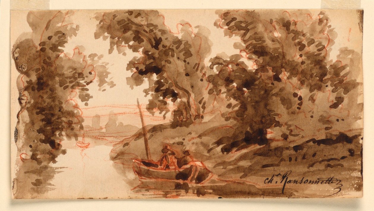 Het Eiland van St. Denis door Charles Nicolas Ransonnette