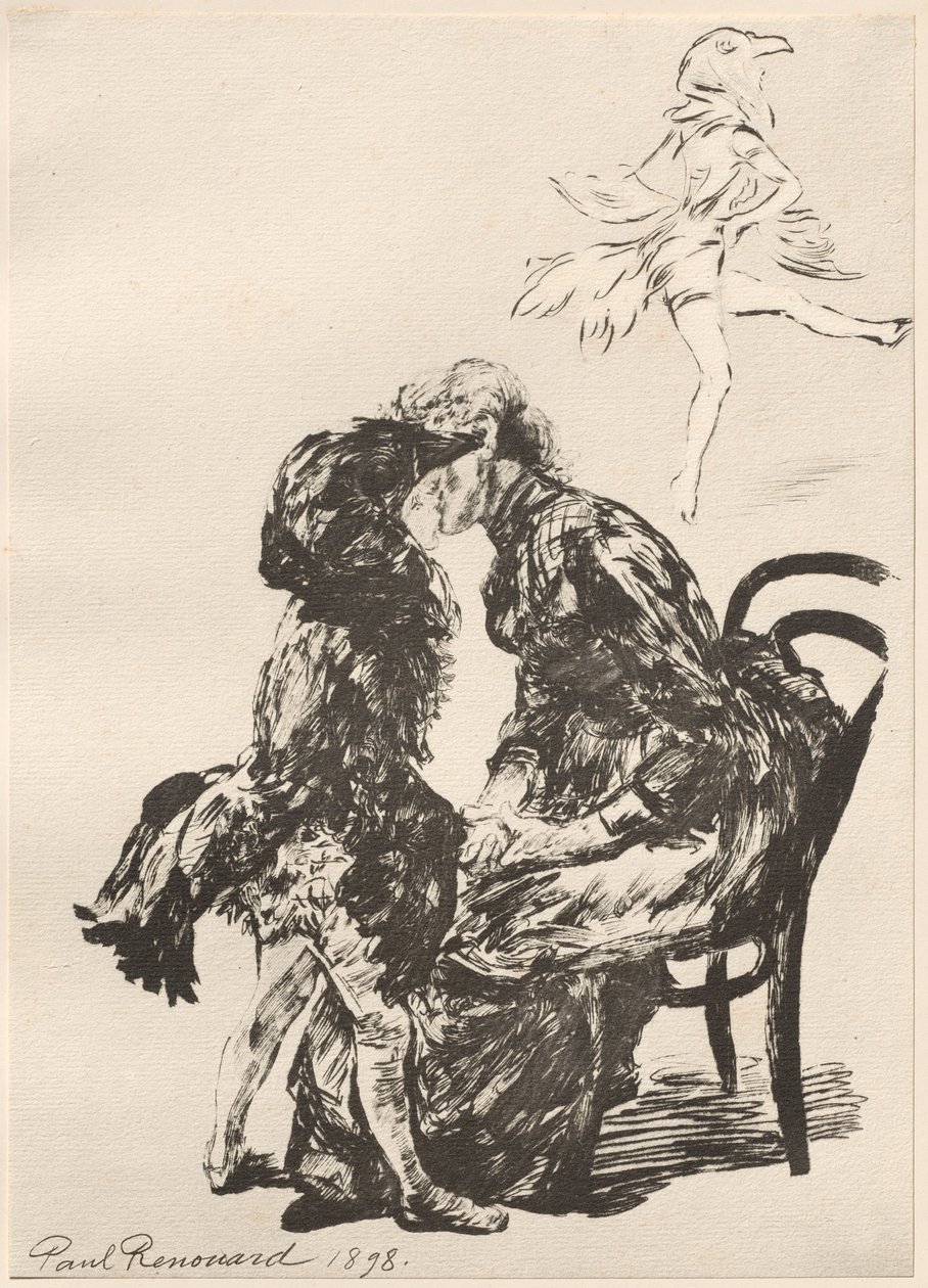 Voor het Ballet door Charles Paul Renouard