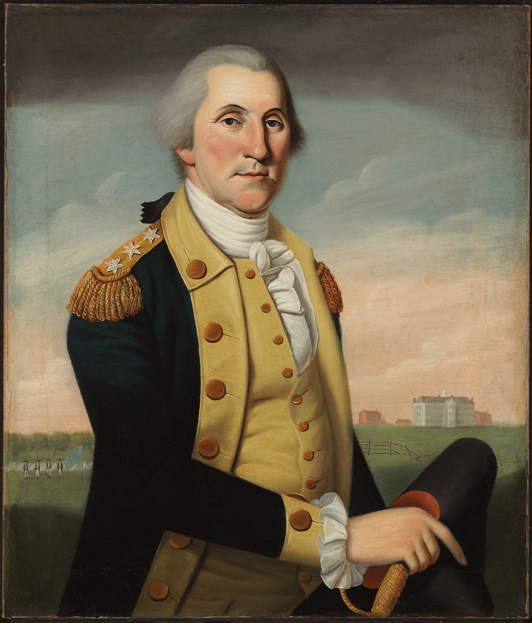 George Washington bij Princeton door Charles Peale Polk