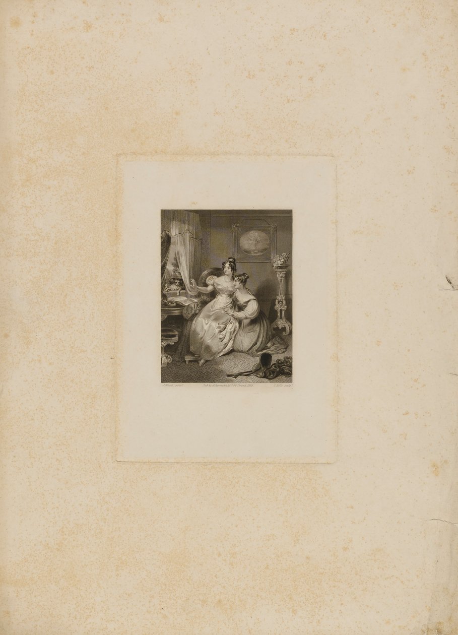 Twee meisjes in boudoir door Charles Rolls