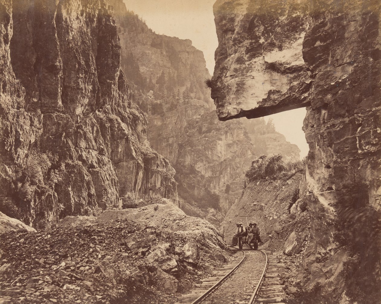 American Fork Canyon, ca. 1875 door Charles Roscoe Savage