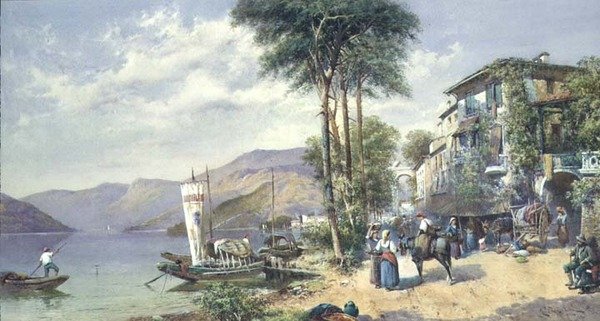 Luvino, Lago Maggiore door Charles Rowbotham