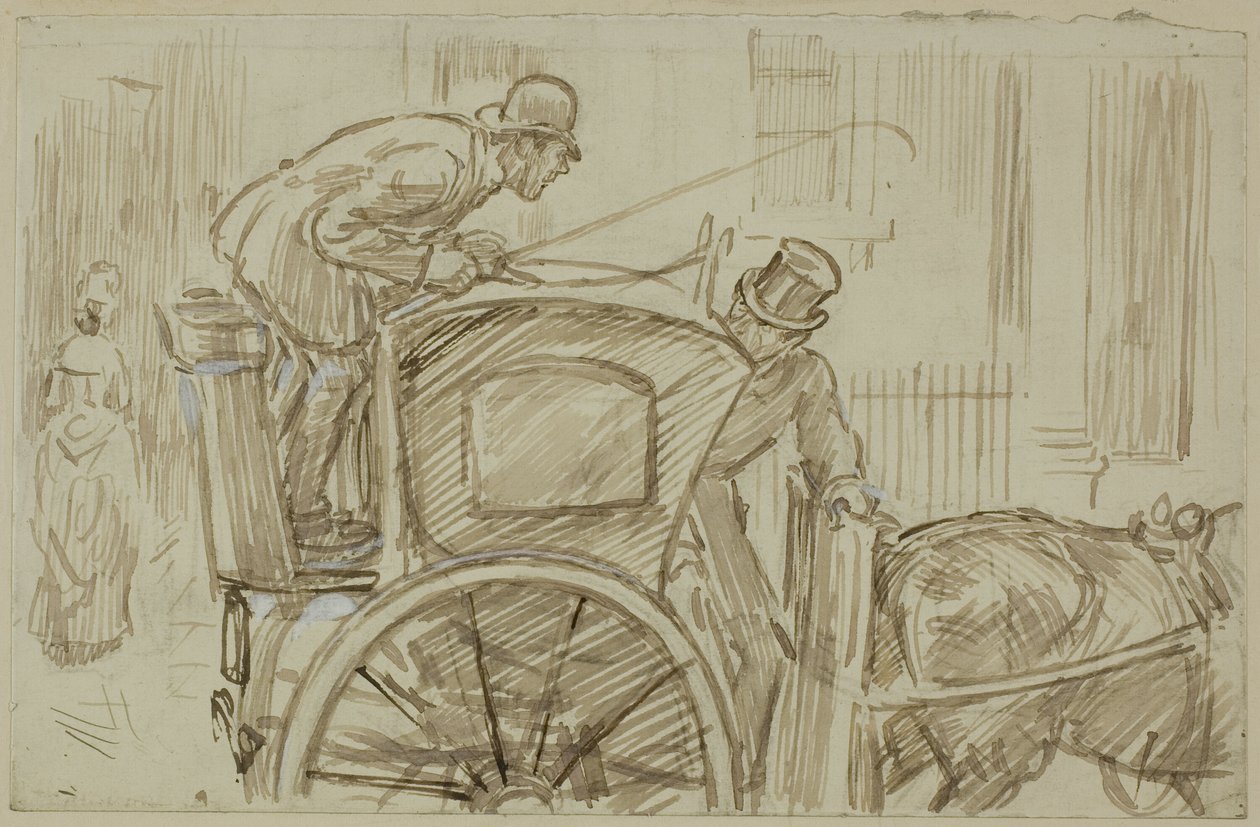 Spaarzaamheid door Charles Samuel Keene