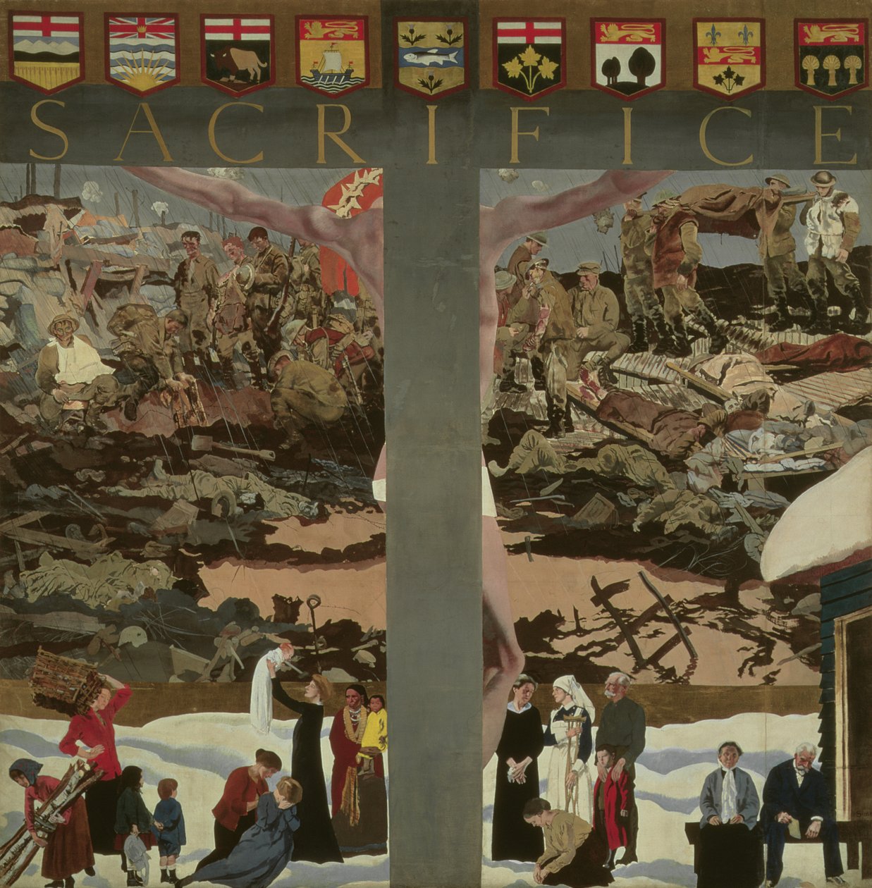 Offer, c.1918 door Charles Sims