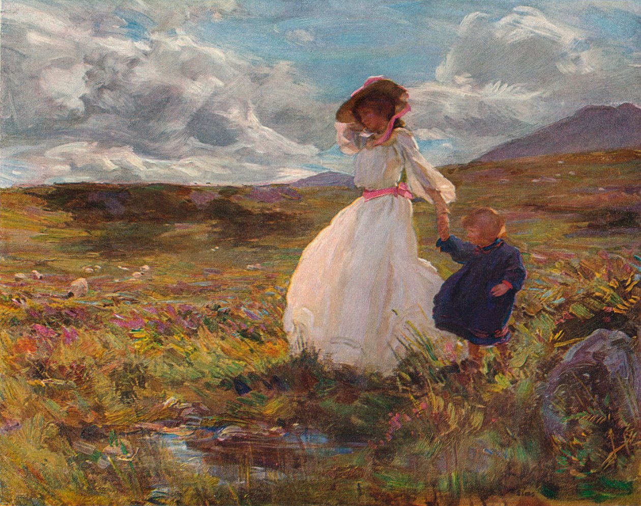 Zon en wind door Charles Sims