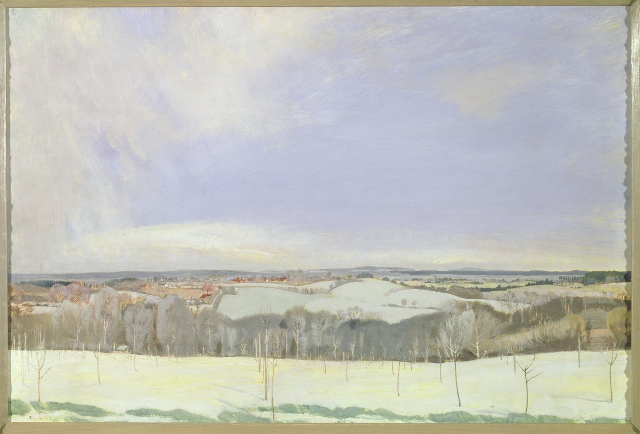 De Weald Winter door Charles Sims