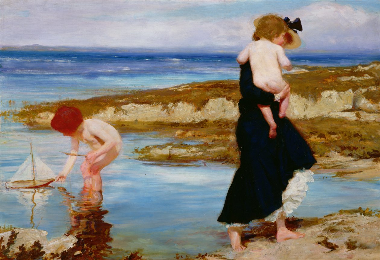 Water Babies, 1903 door Charles Sims