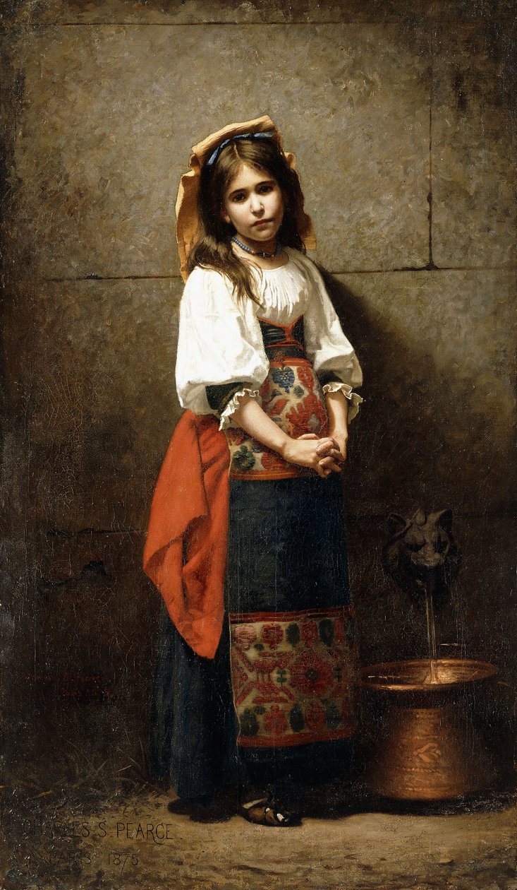 De Italiaanse door Charles Sprague Pearce