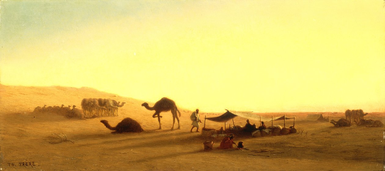 Een Arabisch Kampement door Charles Theodore Frere