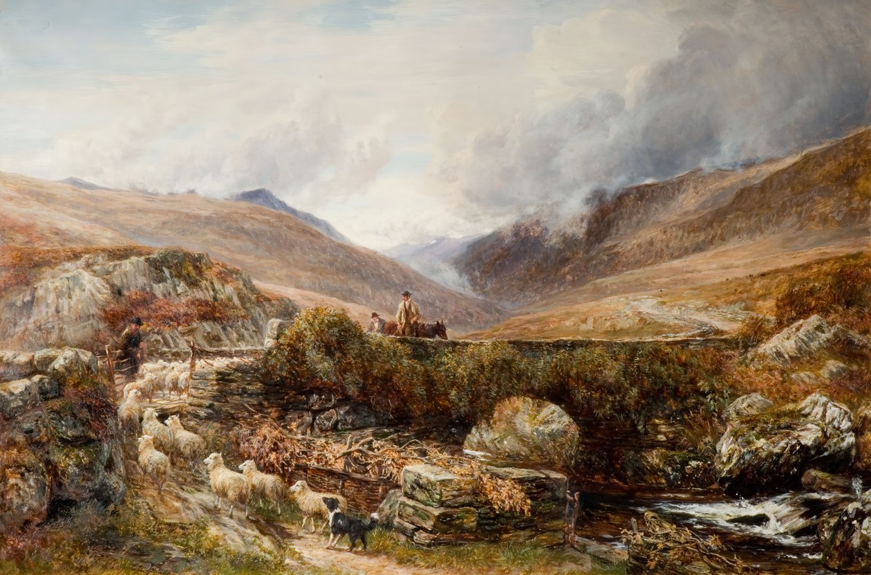 Bij Llanbedr, Barmouth, 1872 door Charles Thomas Burt