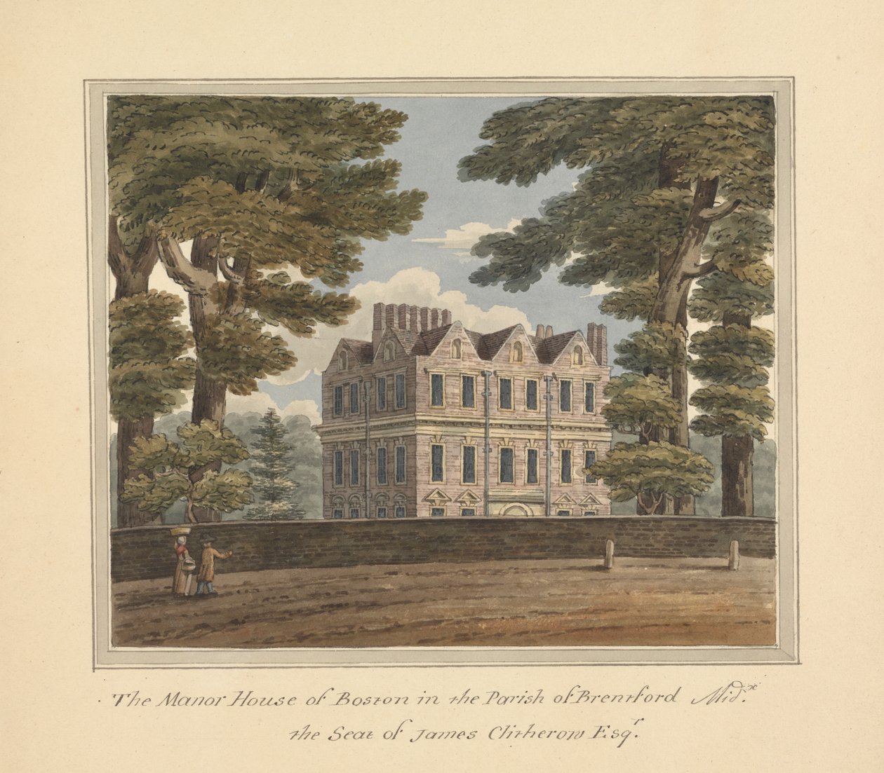Boston Manor, Brentford, Middlesex door Charles Tomkins
