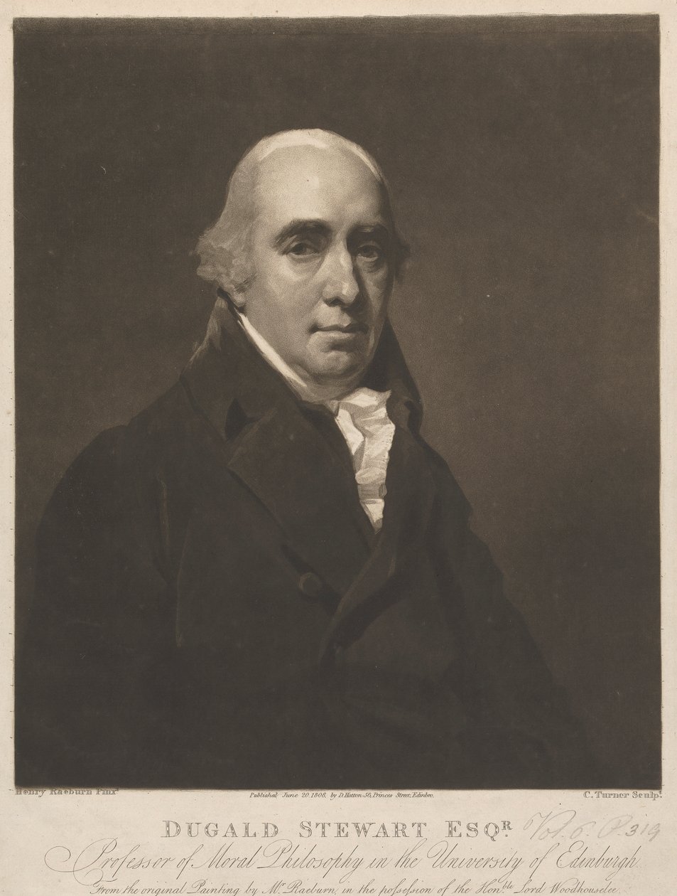Dugald Stewart Esq. door Charles Turner
