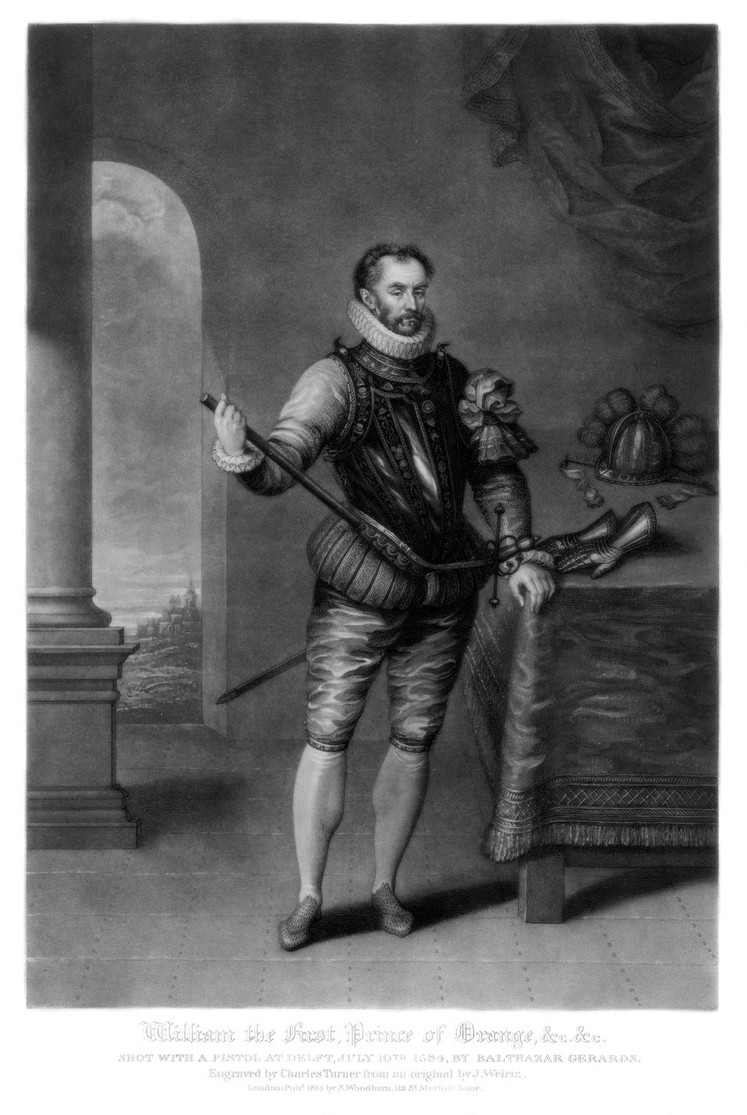 Willem I, Prins van Oranje door Charles Turner