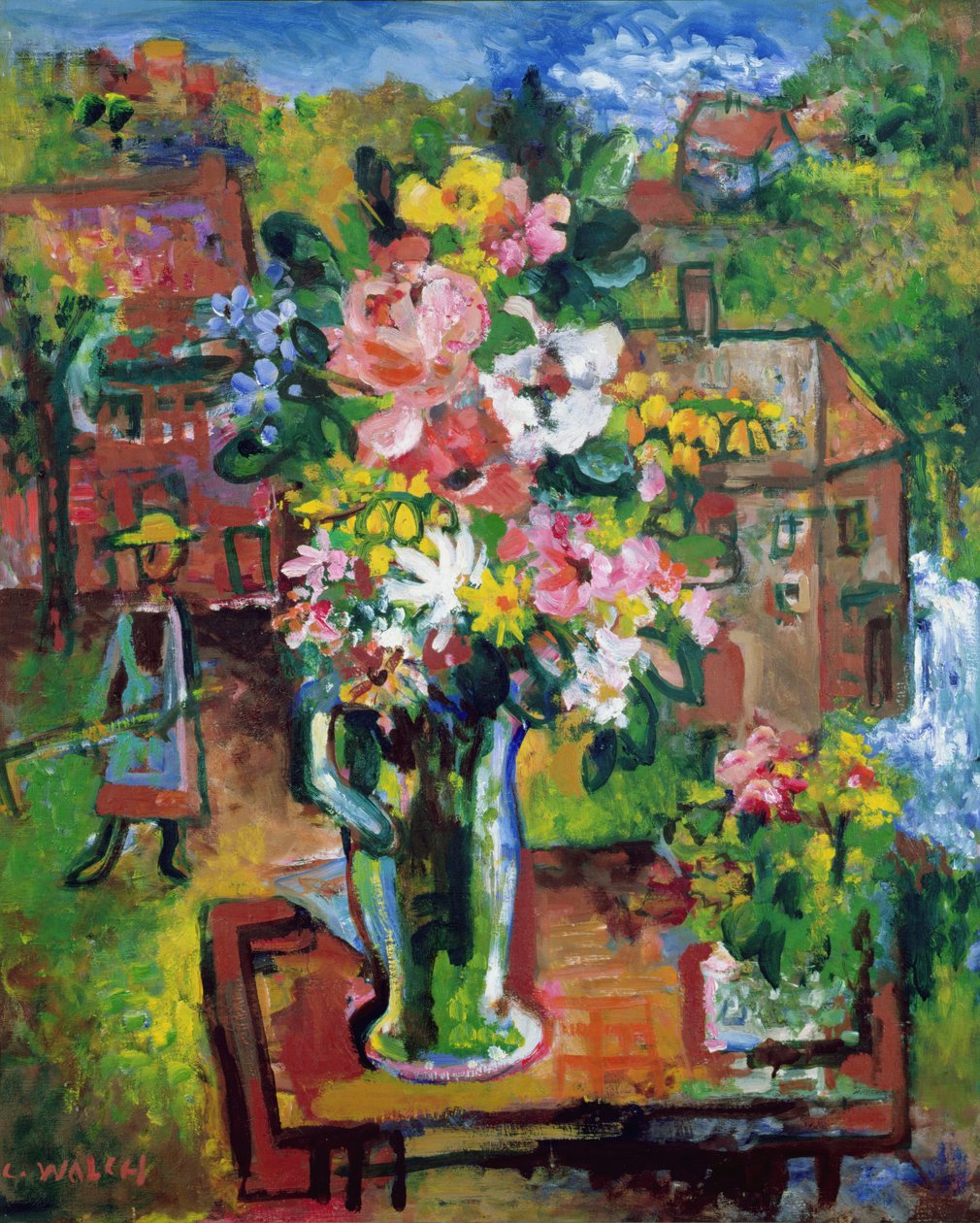 De kleine tuin door Charles Walch