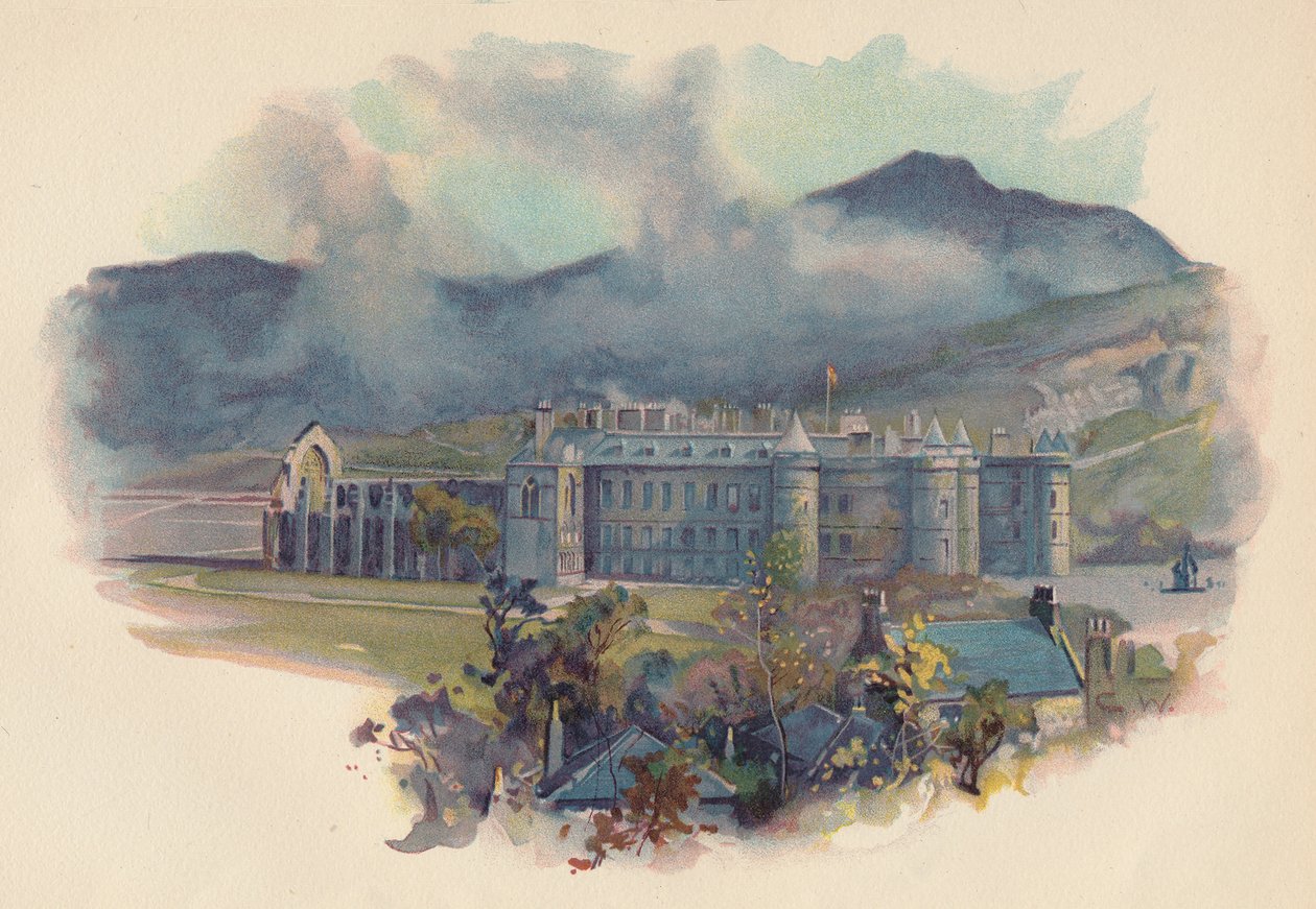 Holyrood Paleis door Charles Wilkinson